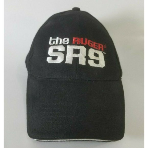 The Ruger SR9 Hat 9mm Handgun Pistol Cap Black Hook Loop Adjustable - Picture 1 of 3